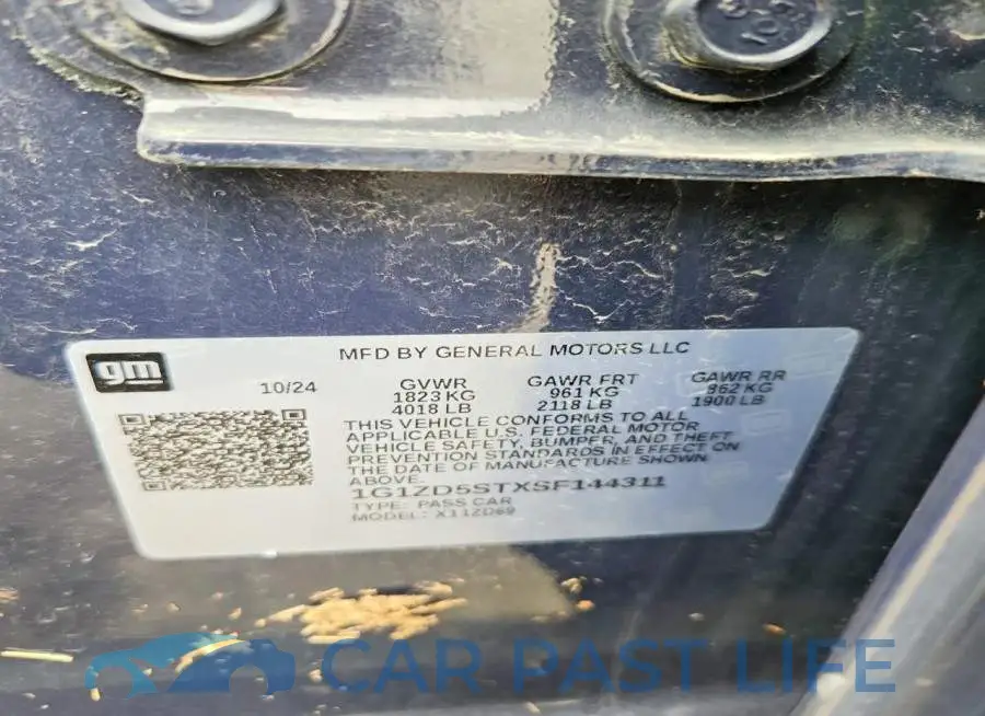 1G1ZD5STXSF144311# 12