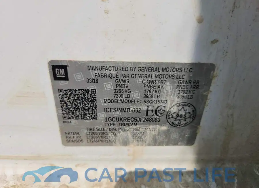 1GCUKREC5JF248083# 13