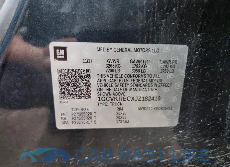 1GCVKRECXJZ182410# 12