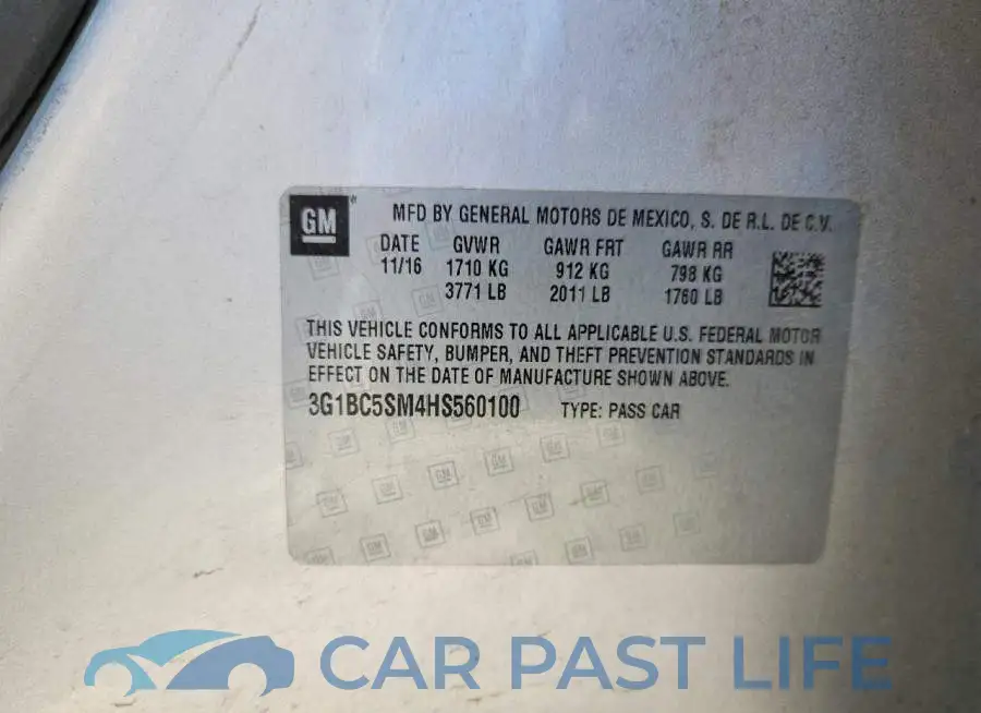 3G1BC5SM4HS560100# 12