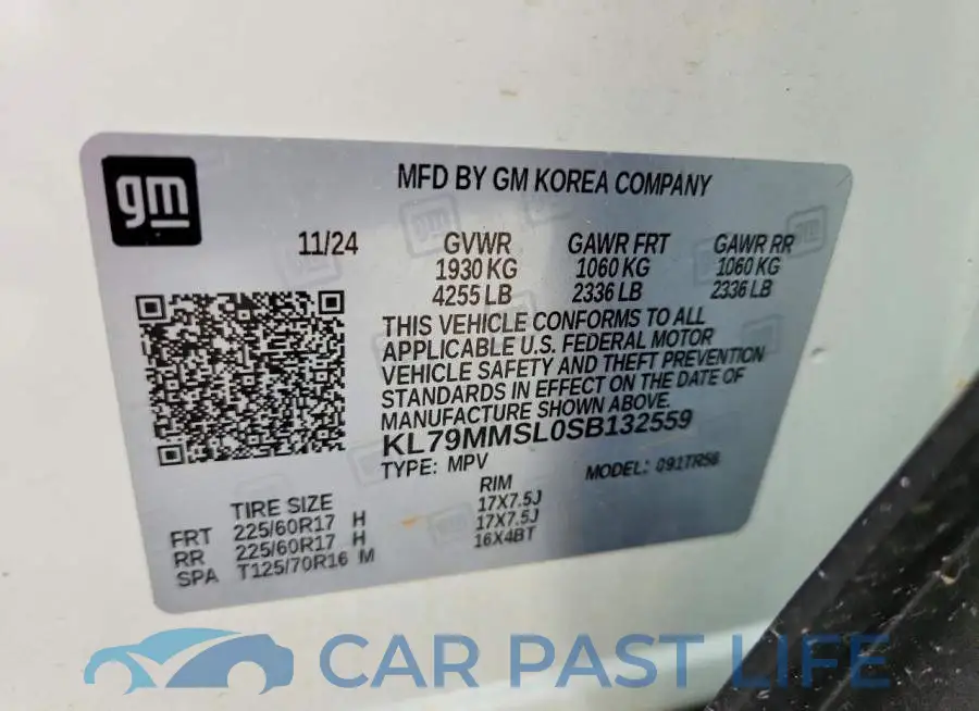 KL79MMSL0SB132559# 13