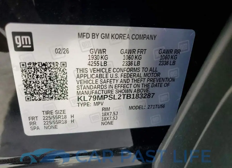 KL79MPSL2TB183287# 12