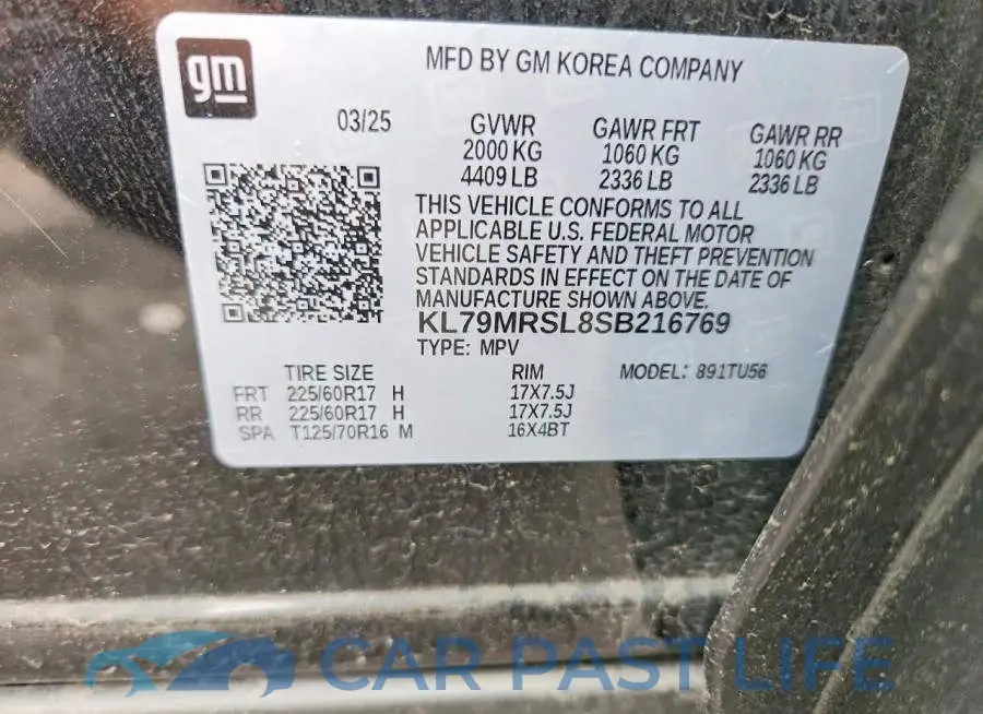 KL79MRSL8SB216769# 14
