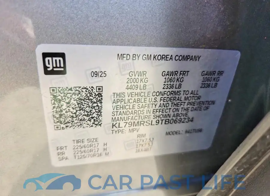 KL79MRSL9TB069234# 13