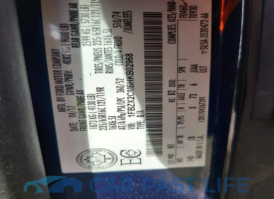 1FBZX2CM6HKB02968# 13