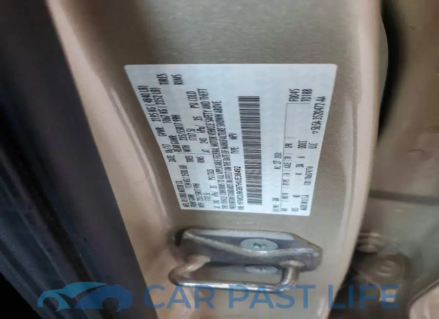 1FMCU9G97HUE38492# 13