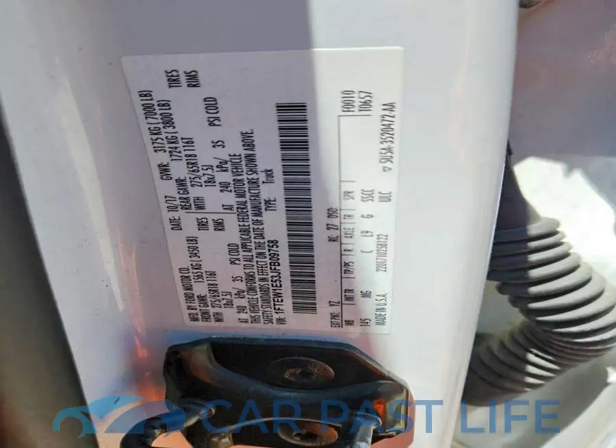 1FTEW1E53JFB09758# 12