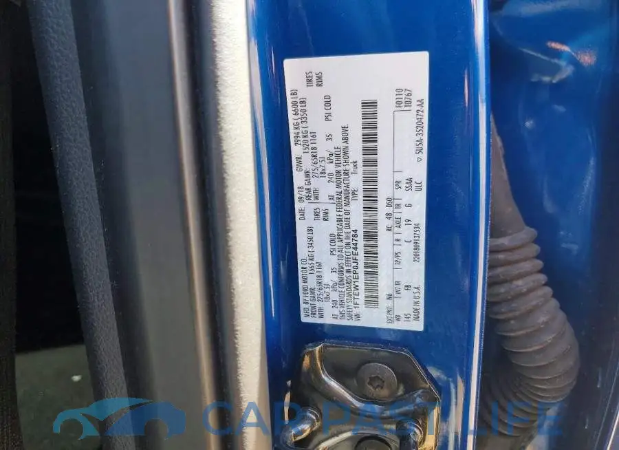 1FTEW1EP0JFE44784# 12