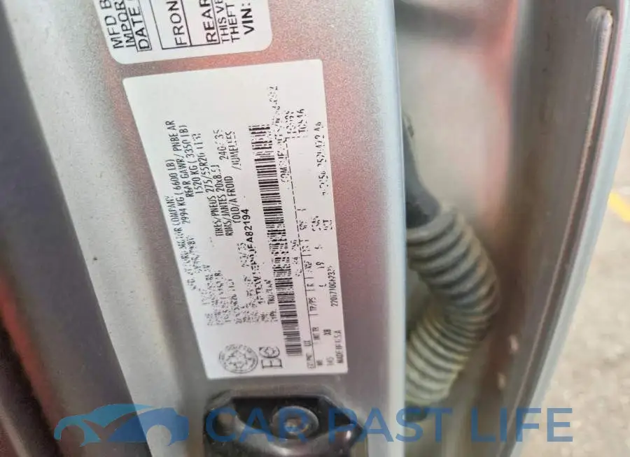 1FTEW1EP9JFA82194# 12