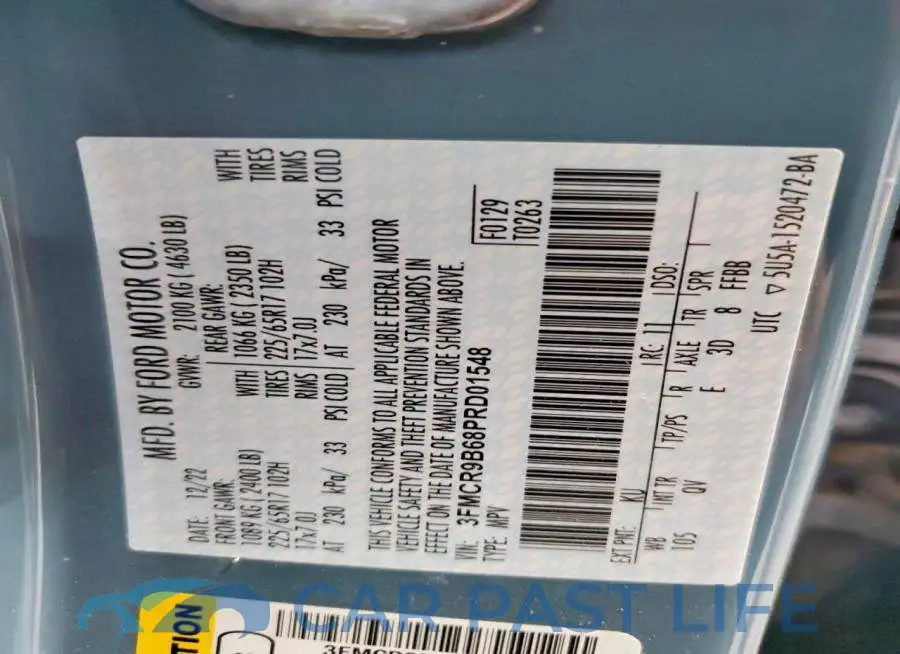 3FMCR9B68PRD01548# 13