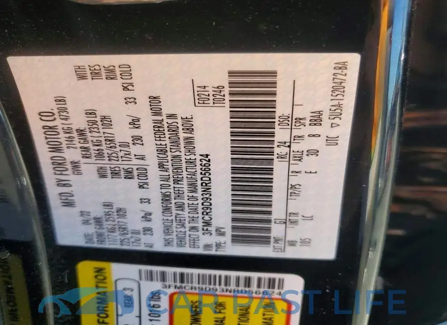 3FMCR9D93NRD56624# 13