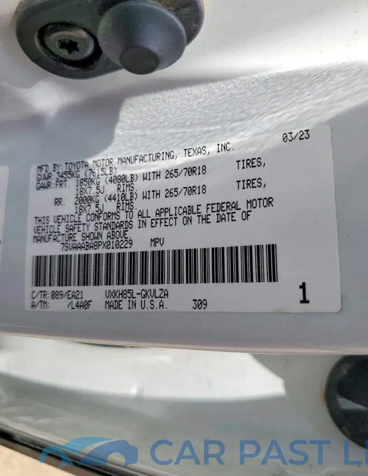7SVAAABA8PX010229# 14