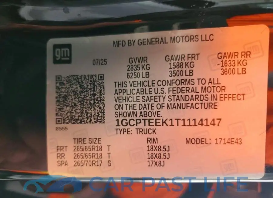 1GCPTEEK1T1114147# 13