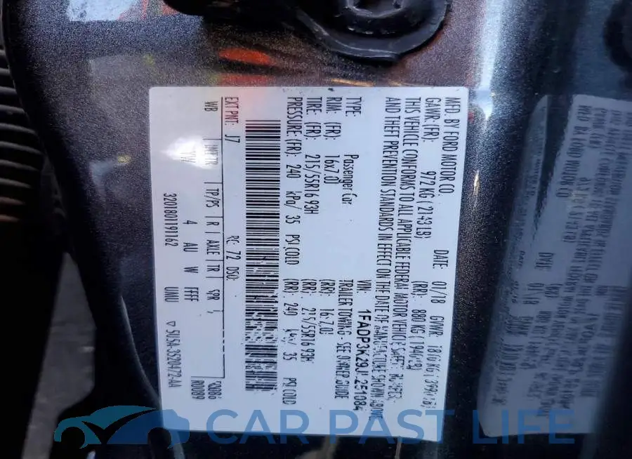 1FADP3K29JL251084# 12