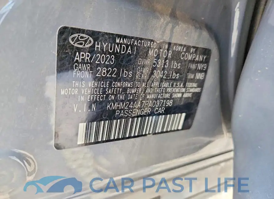 KMHM24AA7PA037198# 13