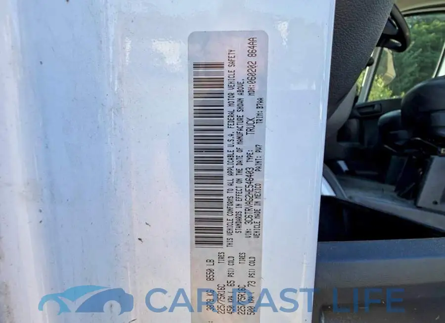 3C6TRVAG2HE546403# 10