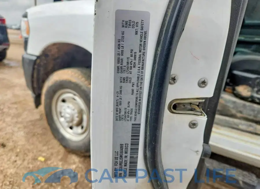 3C6UR5CJ5MG604869# 12