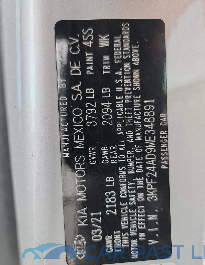 3KPF24AD9ME348891# 12