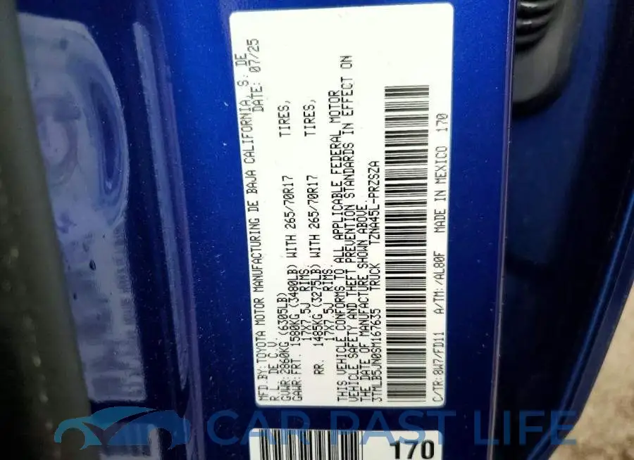 3TMLB5JN0SM167635# 12
