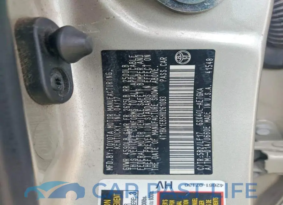 4T1BK1EB5HU261093# 12