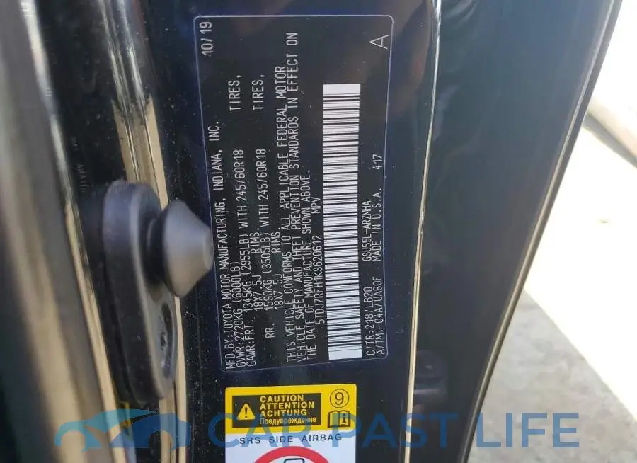 5TDJZRFH1KS620612# 13