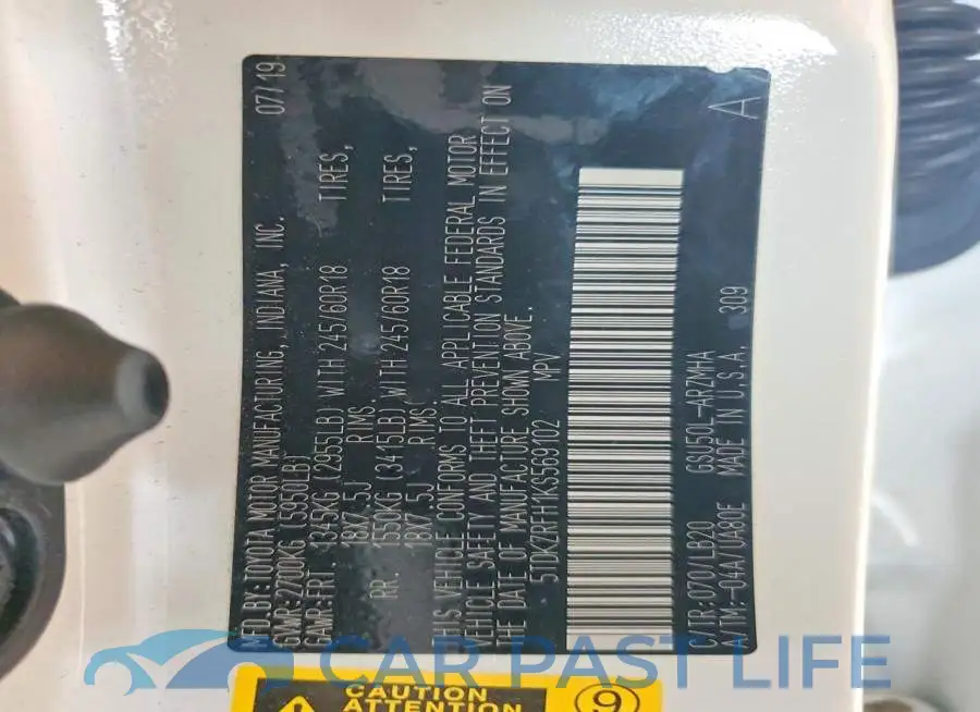 5TDKZRFH1KS569102# 14