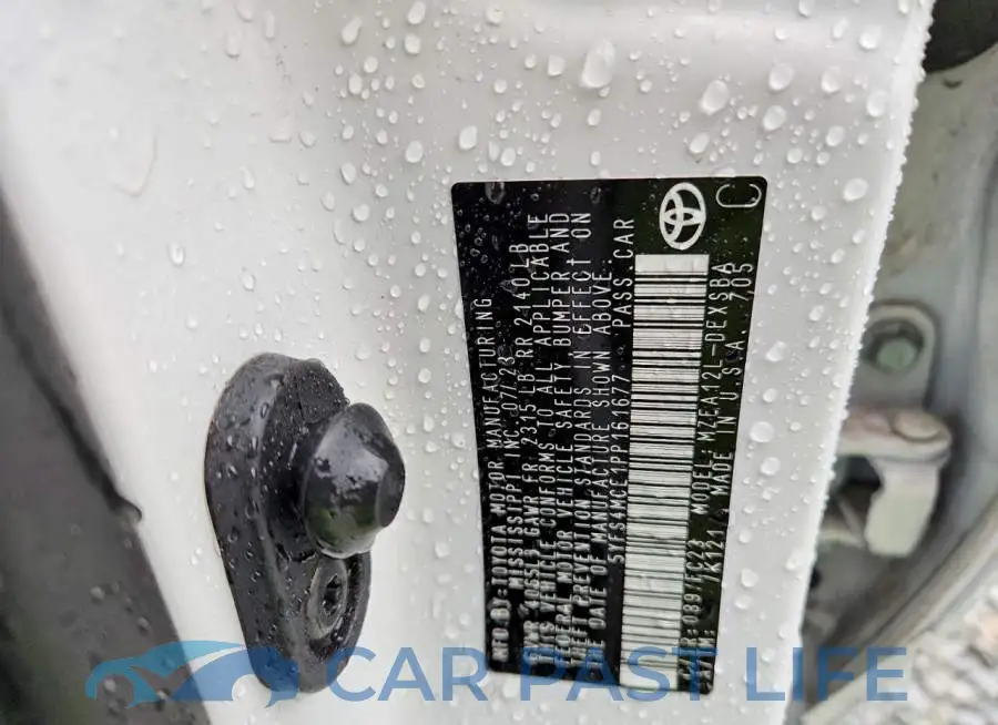 5YFS4MCE1PP161677# 12