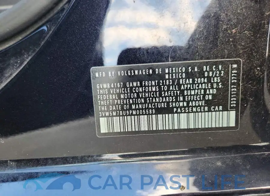 3VW5M7BU9PM005589# 13