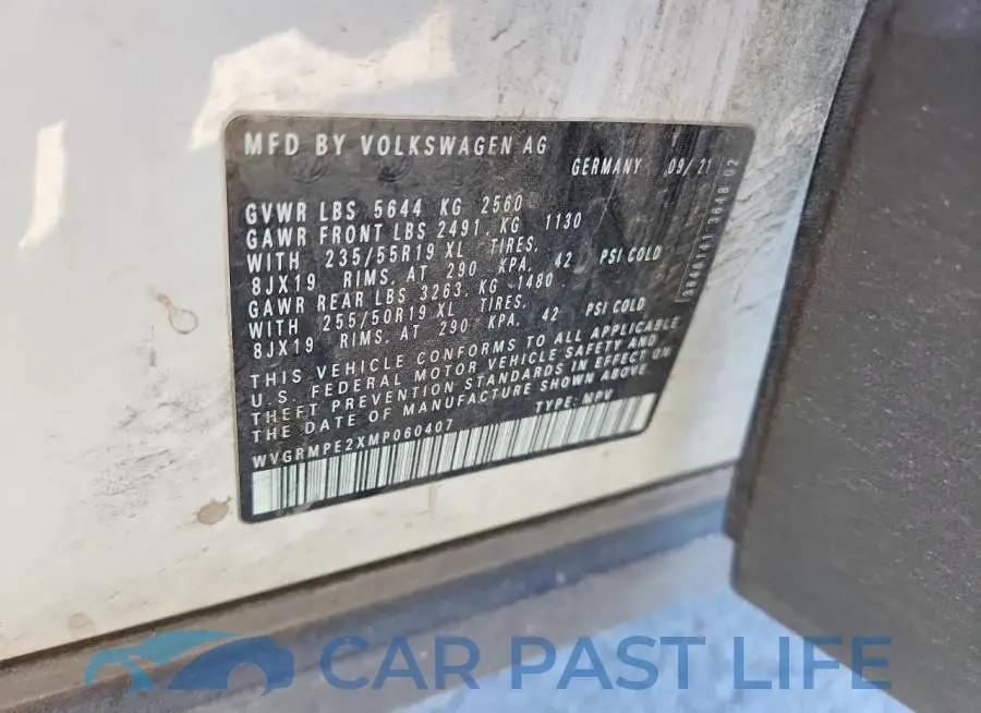 WVGRMPE2XMP060407# 14