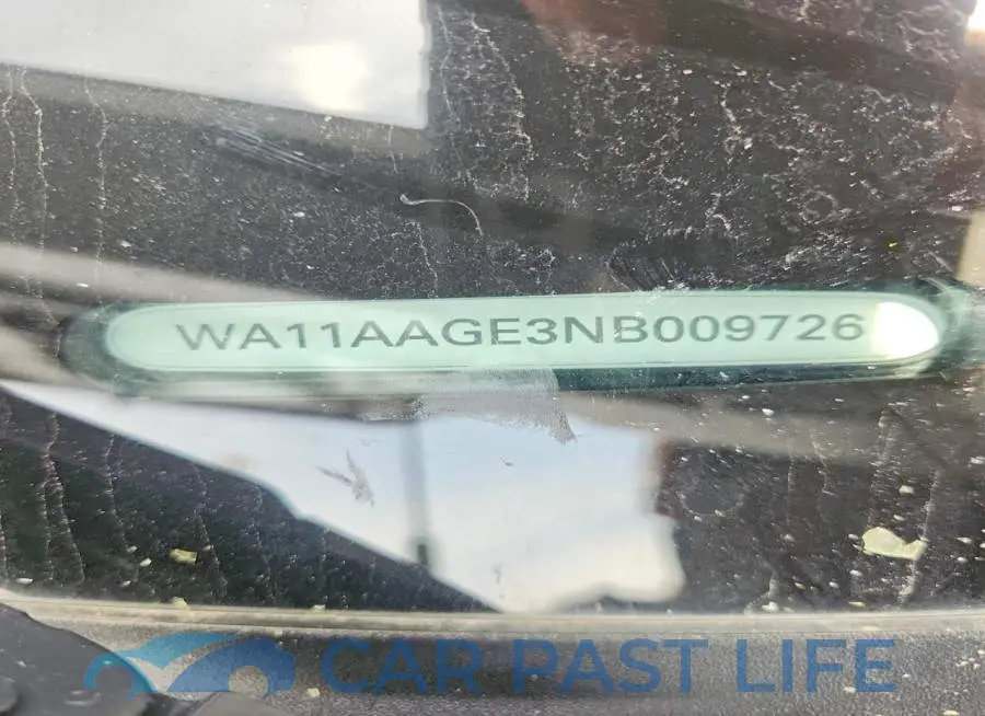 WA11AAGE3NB009726# 13