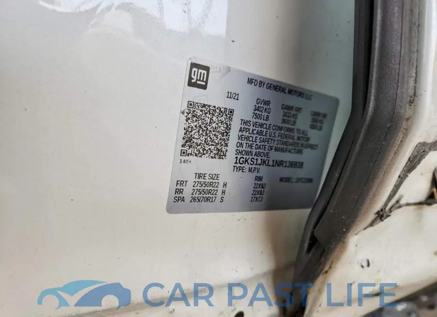 1GKS1JKL1NR136938# 13