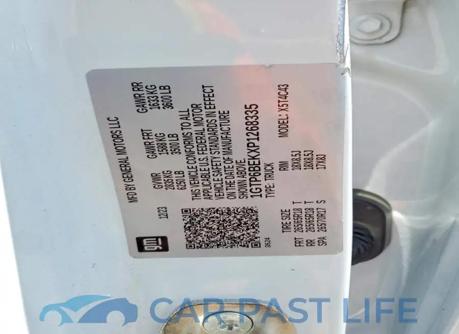 1GTP6BEKXP1268335# 12