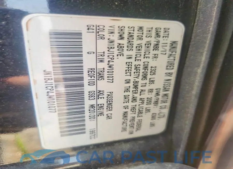 JN1BJ1CP4JW101077# 13