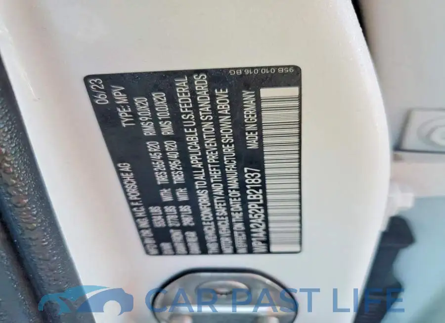 WP1AA2A52PLB21837# 14