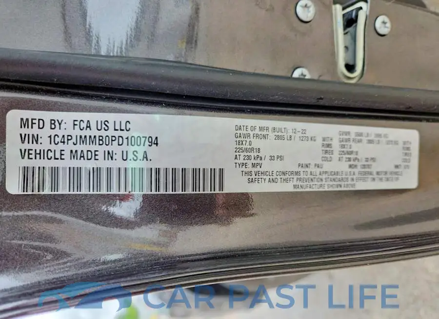 1C4PJMMB0PD100794# 13