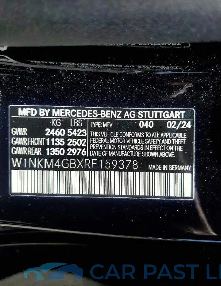 W1NKM4GBXRF159378# 13