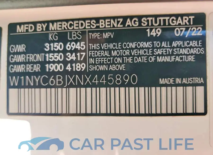 W1NYC6BJXNX445890# 13