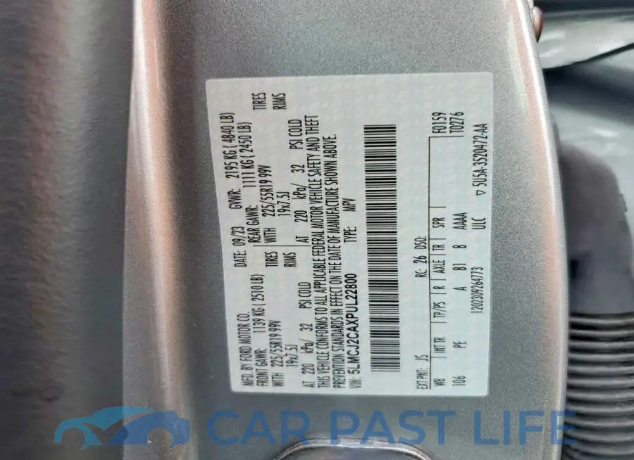 5LMCJ2CAXPUL22800# 13
