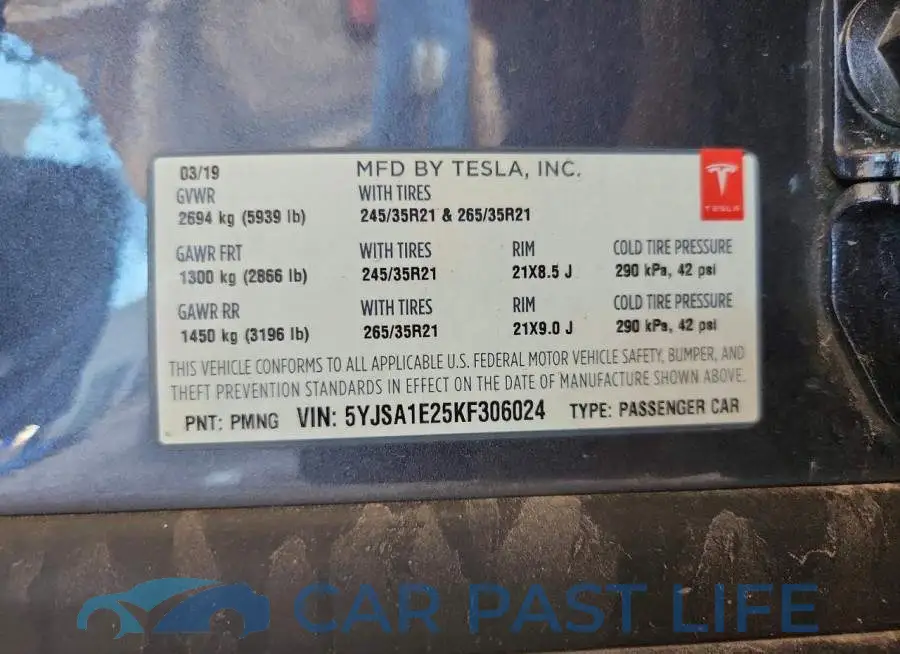 5YJSA1E25KF306024# 13
