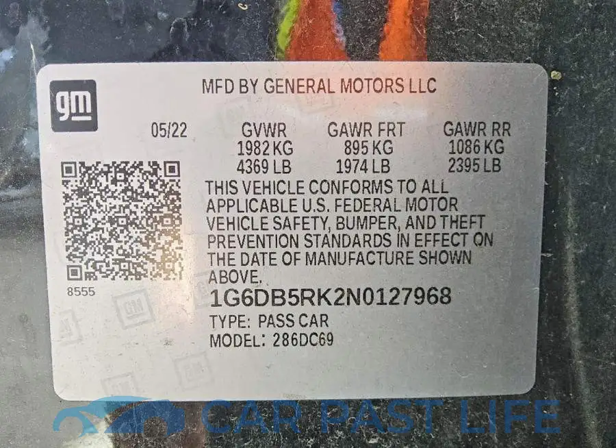 1G6DB5RK2N0127968# 12