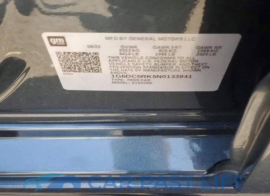 1G6DC5RK5N0133941# 12