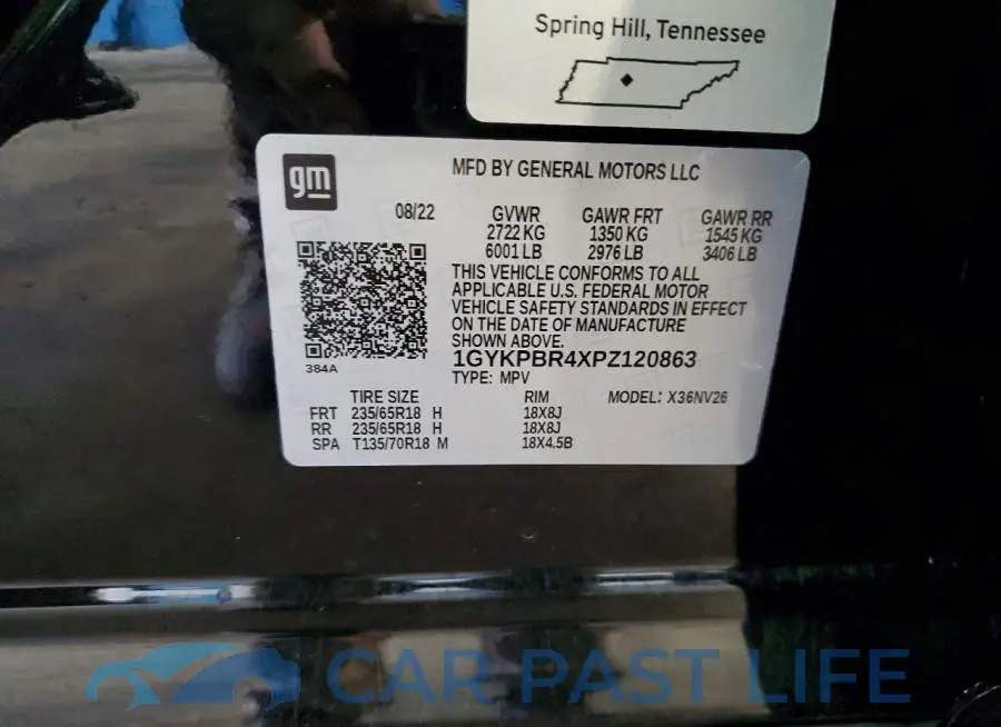 1GYKPBR4XPZ120863# 13