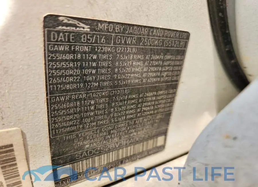 SADCS2BV3HA062837# 13