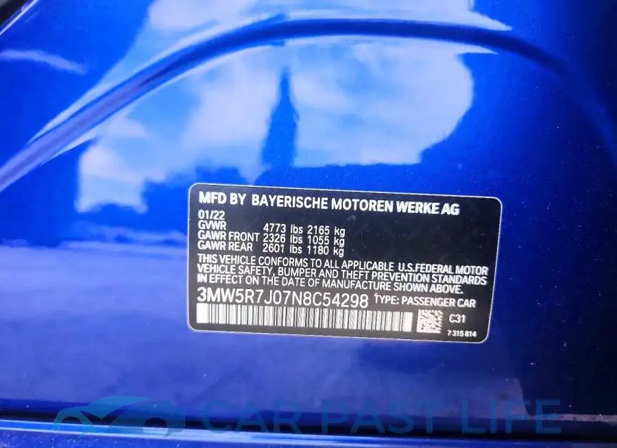3MW5R7J07N8C54298# 12