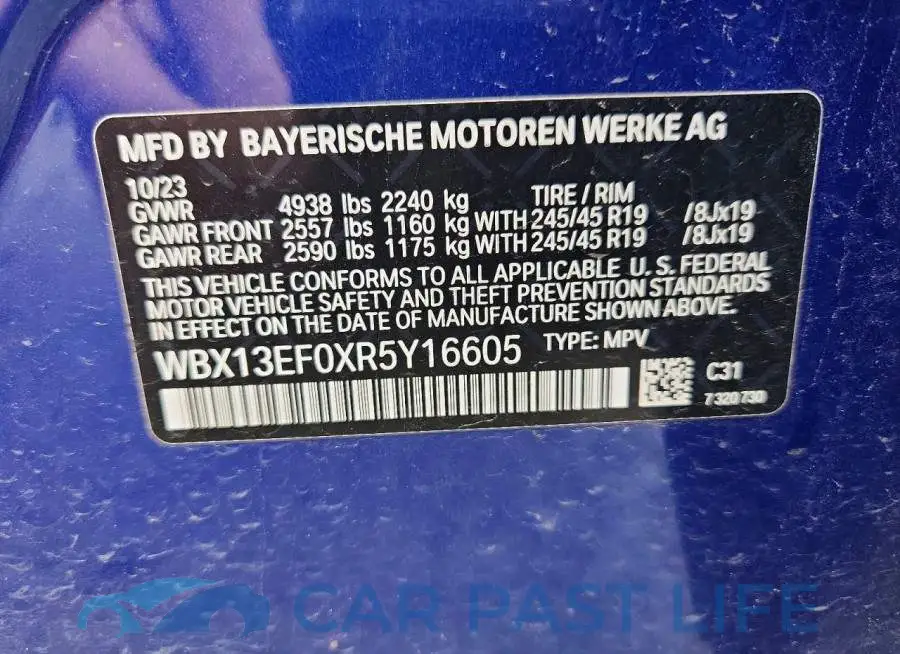 WBX13EF0XR5Y16605# 14