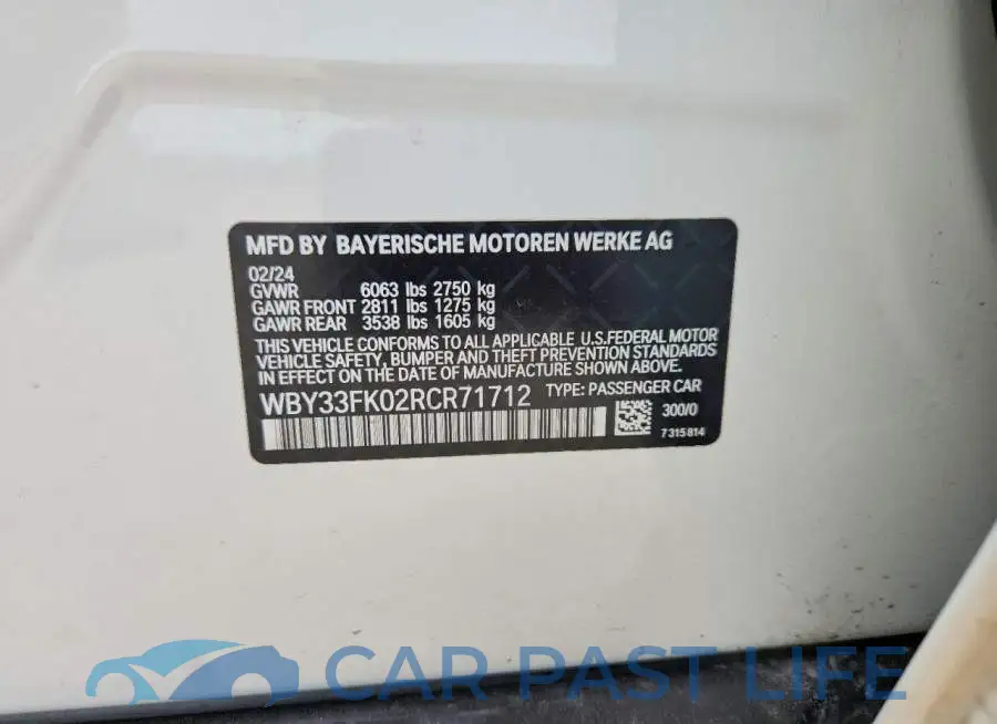WBY33FK02RCR71712# 12