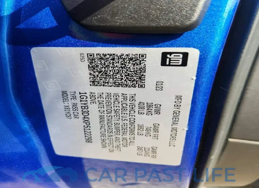 1G1YB3D4XP5122298# 12