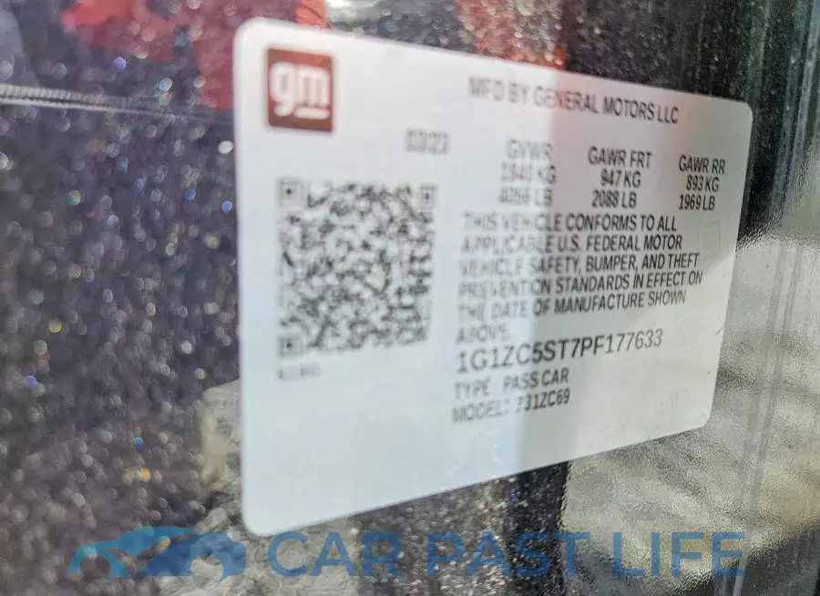 1G1ZC5ST7PF177633# 12