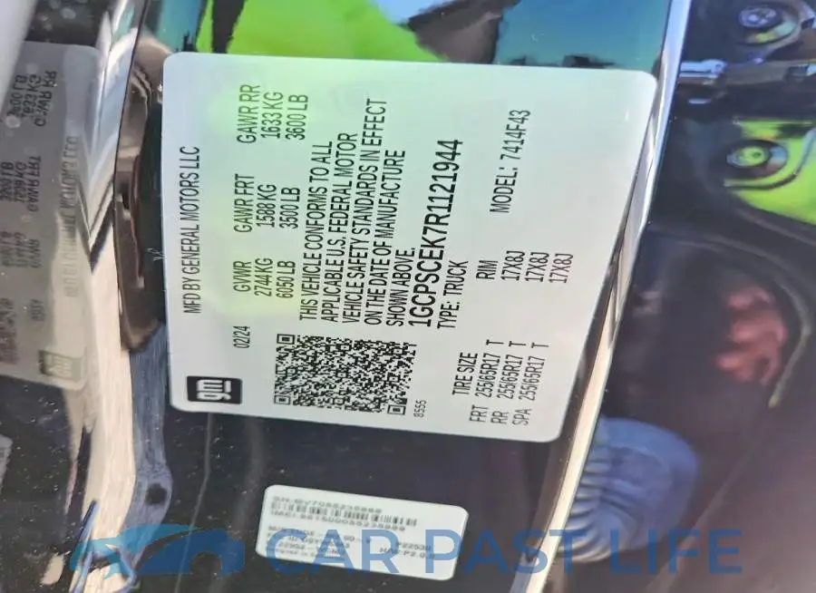 1GCPSCEK7R1121944# 12
