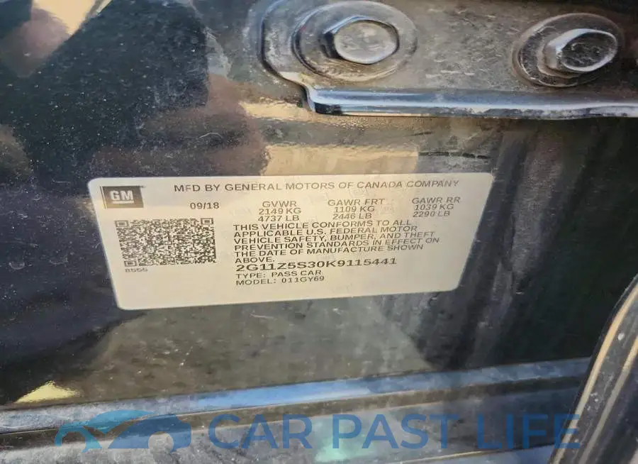 2G11Z5S30K9115441# 12